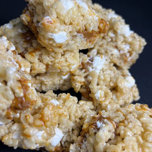 Ambrosia Squares |  Dulce de Leche & Brown Butter Rice Krispies